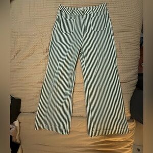 Green Striped Jeans - By Together